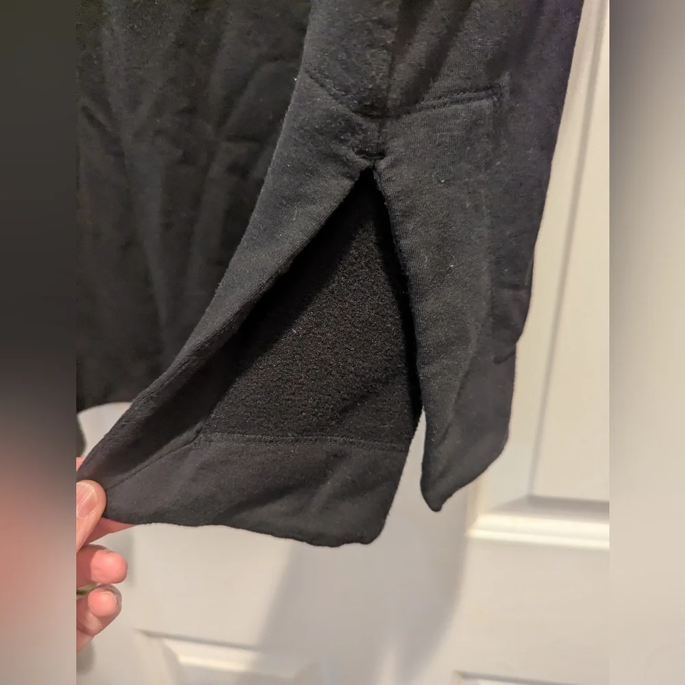 Athleta Women's Black Long Sleeve Activewear Fleece Top Sweatshirt Size 1X - Picture 7 of 13